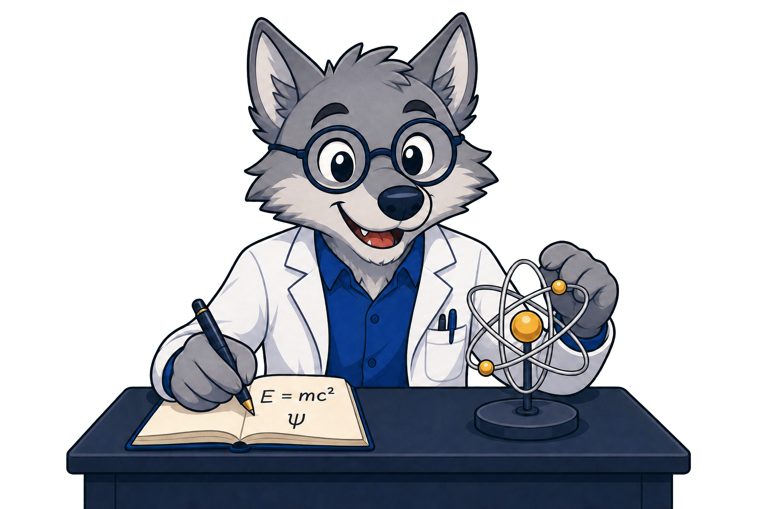 Cartoon Wolf Physics
